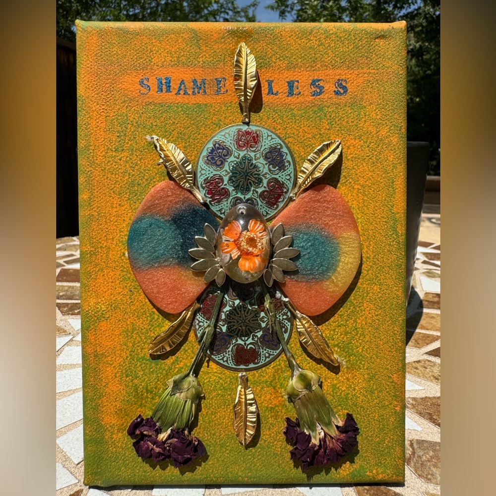 Original Art Home Wall Decor | "Shameless" Witchy Occult Pagan Esoteric